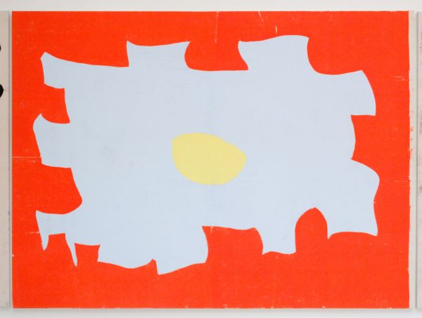 Morgan Betz - Flies on Milk (Day) - Inkt en medium voor houtsnedes en acryl op doek