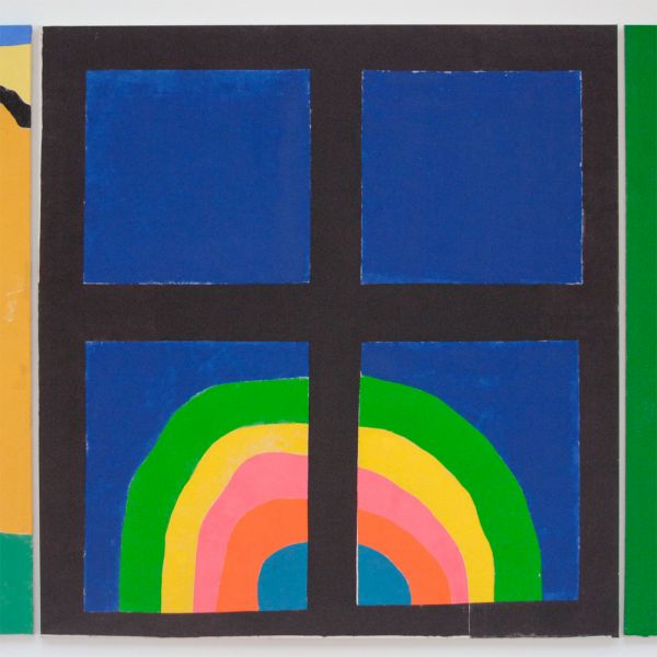 Morgan Betz - Flies on Milk (Neon) - Inkt en medium voor houtsnedes en acryl op doek