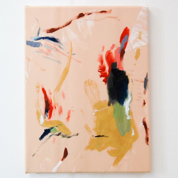 Bas van den Hurk - I'm in Wild Places I wasn't Before - 40x30cm Zeefdruk en olieverf op zijde