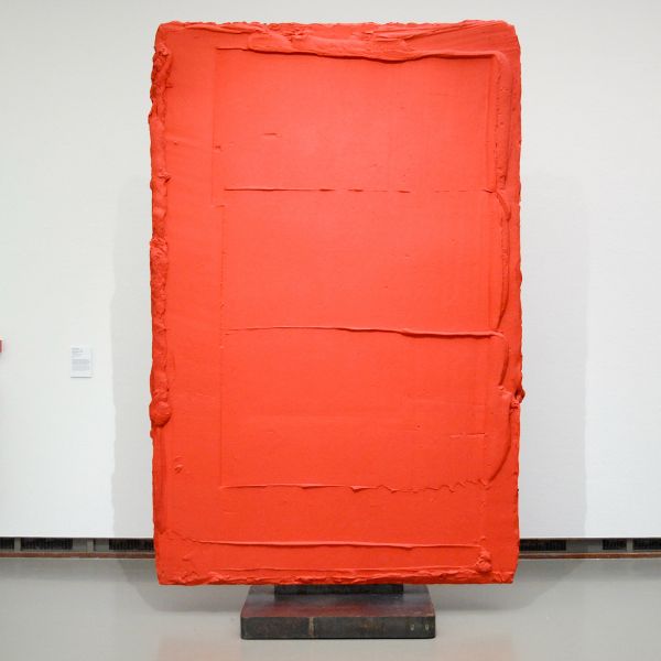 Bram Bogart - Roodroodrood - Olieverf, waterverf op doek en paneel