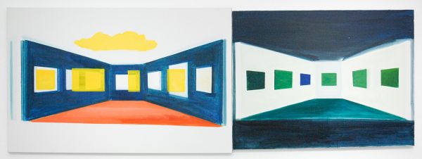 Rene Daniels - Titelavond - Olieverf op doek