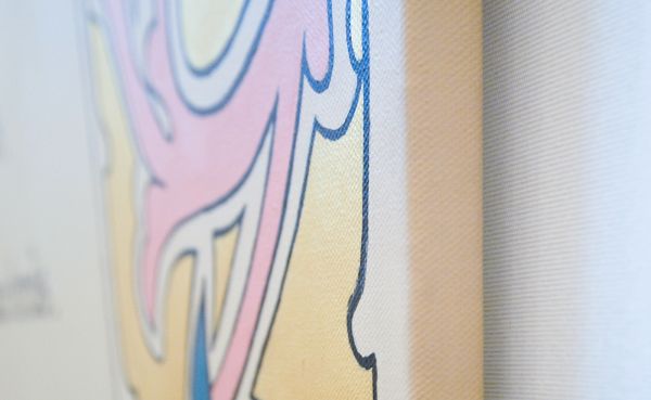 Rob Scholte - Bemoediging - 200x200cm Acrylverf op doek (detail)