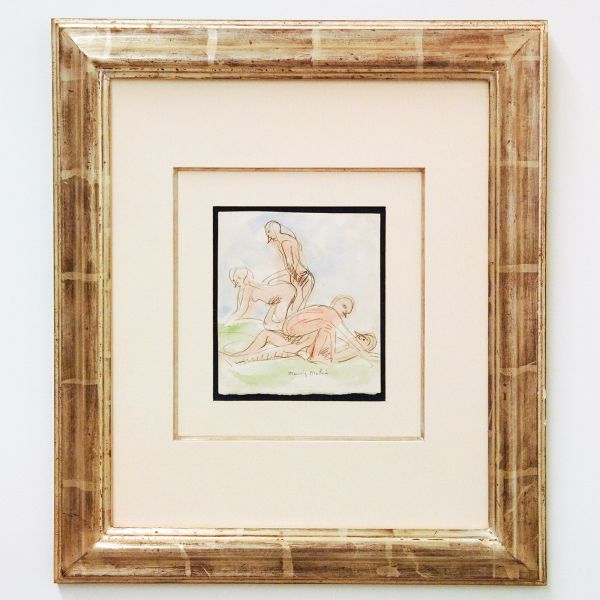 Francis Picabia - Untitled - 16x14cm Waterverf en potlood op papier