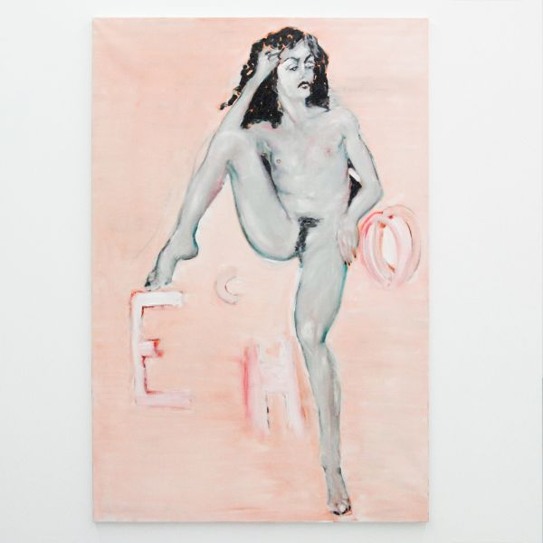 Jan van Imschoot - Mimesis la Nymphe, Narcisse et Echo - 195x130cm Olieverf op canvas