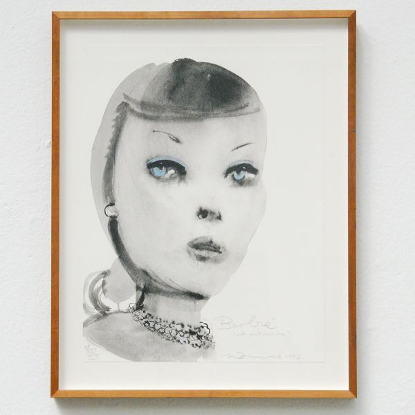 Marlene Dumas - Barbie - Litho print