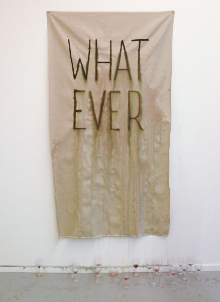Navid Nuur - Untitled (Whatever) - 130x220cm Linnen en mixed media