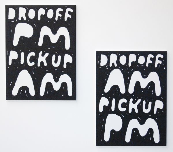 Stefan Marx - Drop Off AM - 62x84cm Acrylverf op canvas
