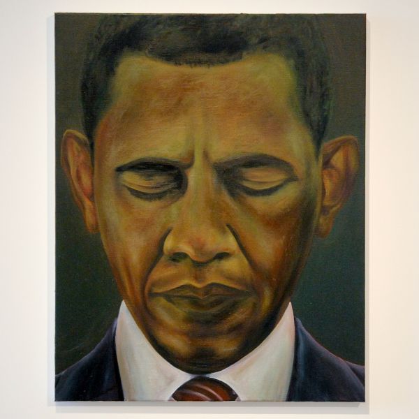 Ina van Zyl - Politician - 70x60cm Olieverf op doek