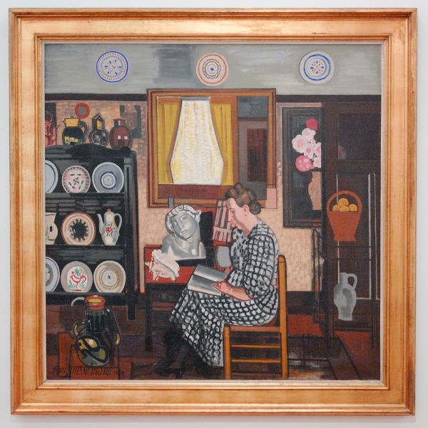 Jean Brusselmans - Le Grand Interieur (Het Grote Interieur) - Olieverf op doek, 1939