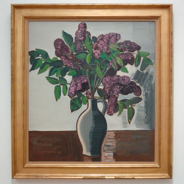 Jean Brusselmans - Lilas Mauves (Paarse Seringen) - Olieverf op doek, 1938