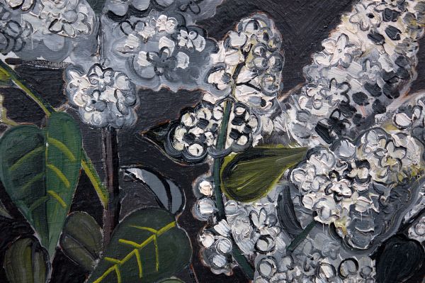 Jean Brusselmans - Lilas (Seringen) - Olieverf op doek, 1931 (detail)