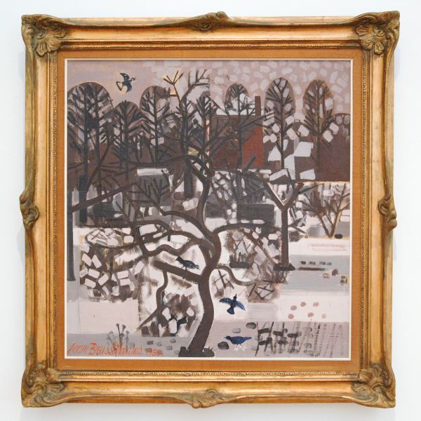 Jean Brusselmans - Winterlandschap - Olieverf op doek, 1950