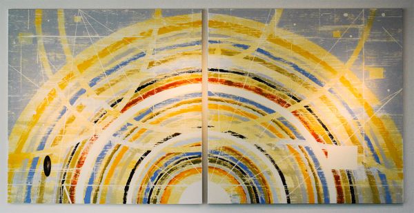 Joris Geurts - Untitled & Untitled - 200x200cm Olieverf op doek