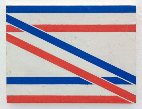 Ellen de Bruijne Projects - Alain Biltereyst - Onbekende titel - 17x23cm Acrylverf op multiplex