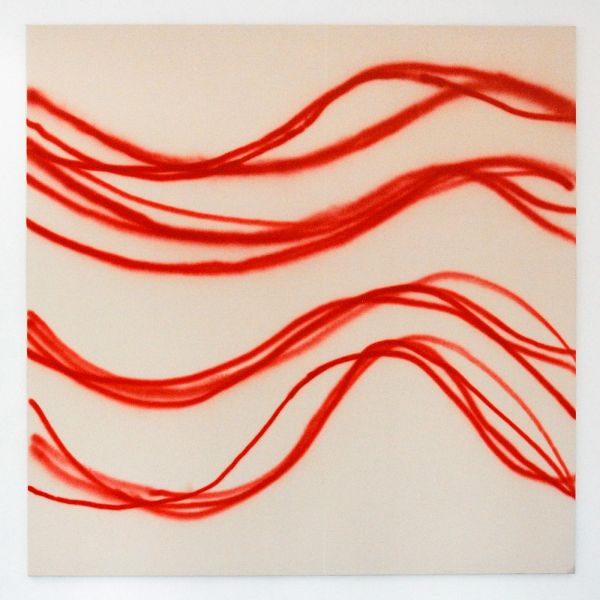 Ellen de Bruijne Projects - Klaas Kloosterboer - 17182 - 290x290cm Spuitbus met acrylverf op katoen