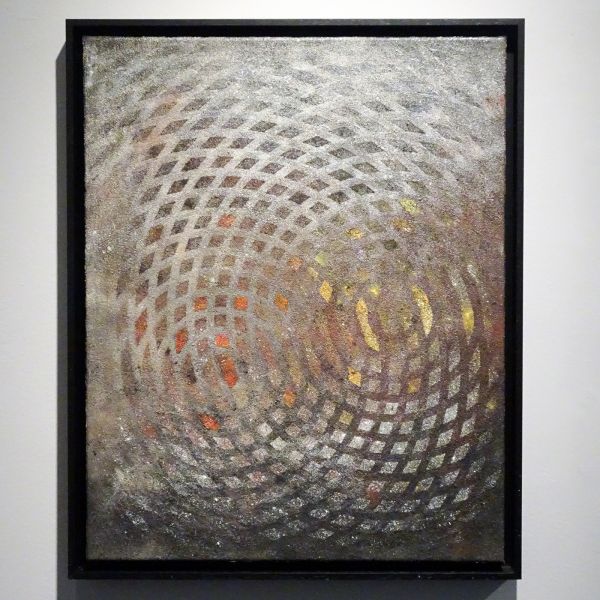 Frank Ammerlaan - Anechoic #2 - 75x60cm, Metaldeeltjes op canvas