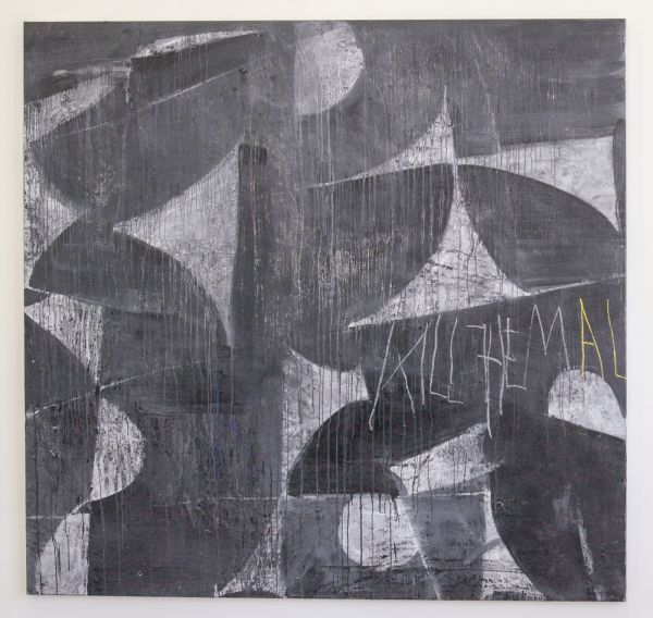 Grimm - Philippe Vandenberg - Cyclus 'Killm Theam All' VII - 200x210cm Olieverf en pastel op canvas