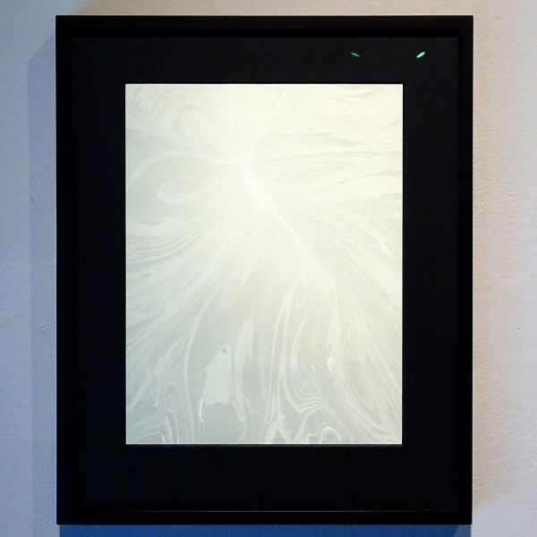 Navid Nuur - When Meaning Gets Marbled - 44x31cm Grafiet inkt op papier, speciaal aluminium frame met aluminium primer