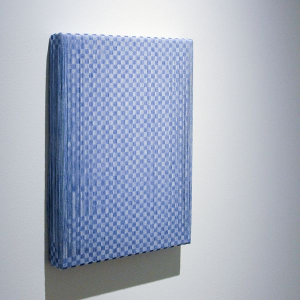 Ron Mandos - Edith Dekyndt - Ogum 022 - 50x40cm Textiel op frame