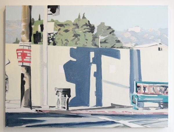 Ron Mandos - Koen van den Broek - Griffith Observatory - 100x133cm Olieverf op canvas