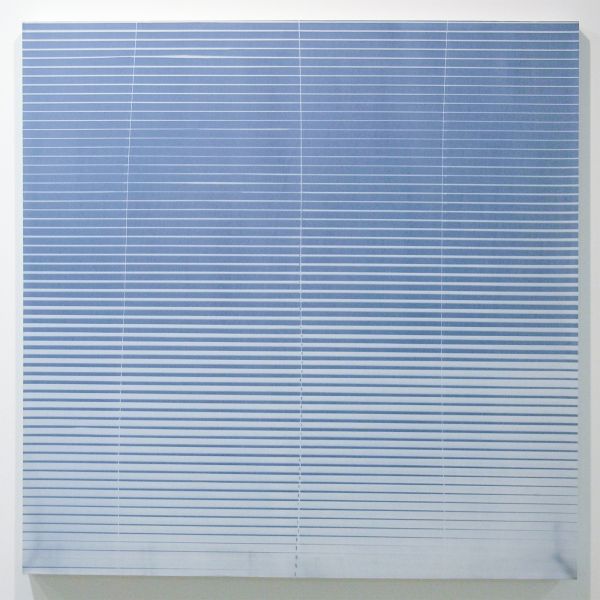 Jacco Jansen - Luxaflex 1 - 135x135cm Cyanotype op canvas