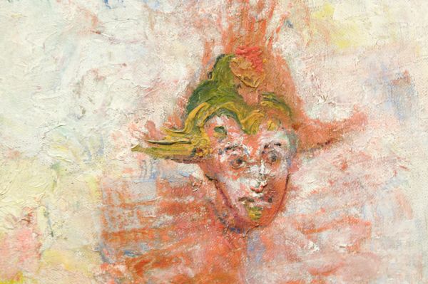 James Ensor - Maskertoneel - Olieverf op doek, 1889 (detail)