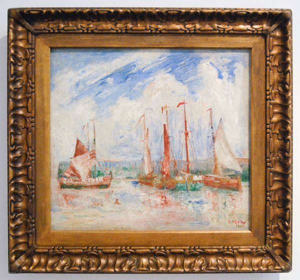 James Ensor - Sloepen - Olieverf op doek, 1890