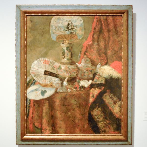 James Ensor - Stilleven met chinoiserieen - Olieverf op doek, 1880