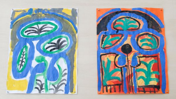 Marijn van Kreij - Untitled (Picasso, Miscellaneous Studies) - 11 tekeningen, 30x21cm Gouache en potlood op papier