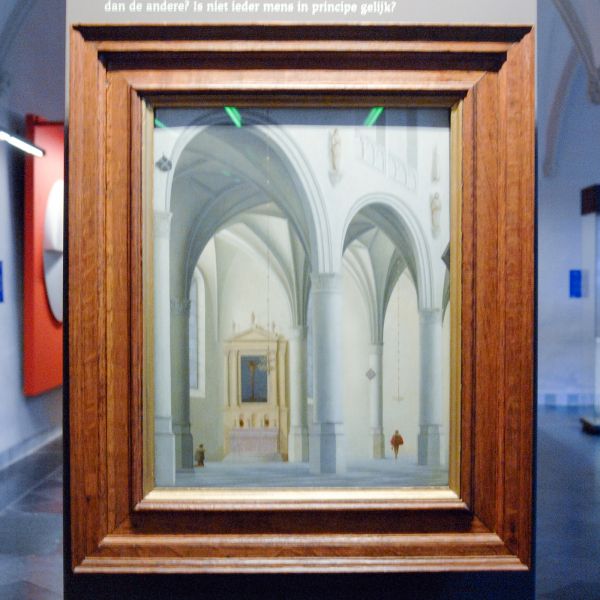 Pieter Jansz Saenredam - Gezicht op een kapel in de Grote of Sint-Laurenskerk te Alkmaar - 1635