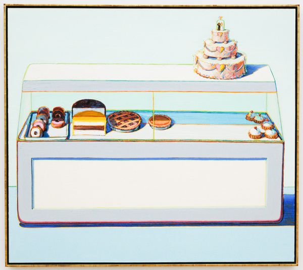 Wayne Thiebaud - Bakery Case - 1996