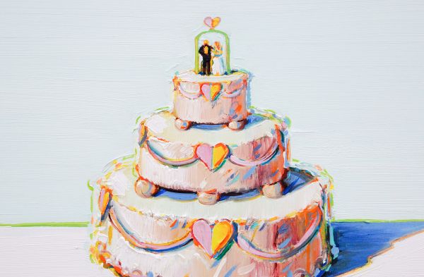 Wayne Thiebaud - Bakery Case - 1996 (detail)