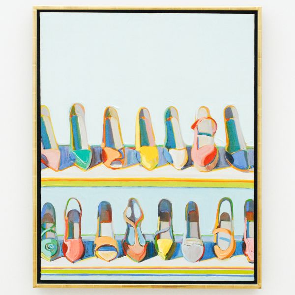 Wayne Thiebaud - Shoe Rows - 1975
