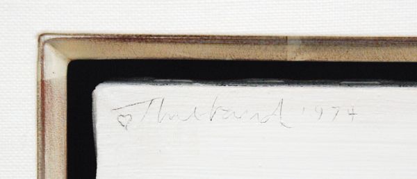 Wayne Thiebaud - Smoking Cigar - 1974 (detail)