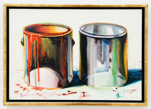Wayne Thiebaud - Two Paint Cans - 1987