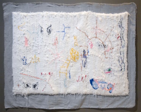 Afra Eisma - Below the Hill of the Bull - 254x200cm Garen en stof