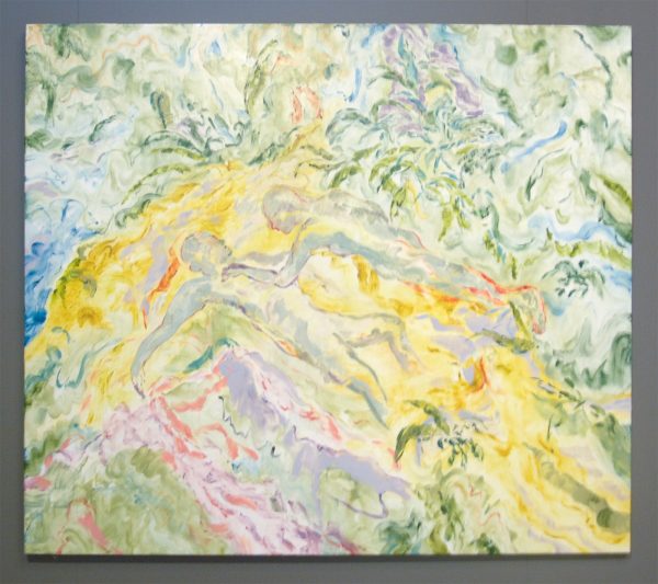 Cian-Yu Bai - Dreamers in the Forest - 160x140cm Acrylverf op canvas