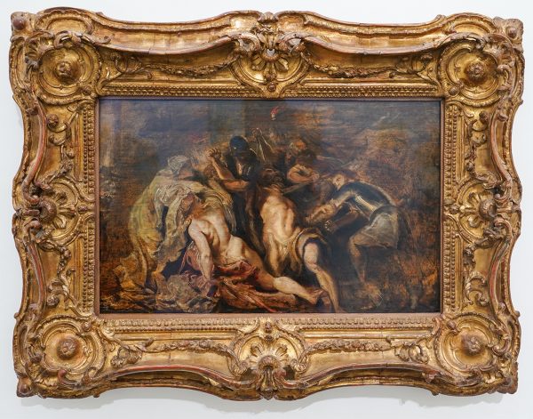 Peter Paul Rubens - De blindmaking van Simson - Olieverf op paneel, 1609-1610