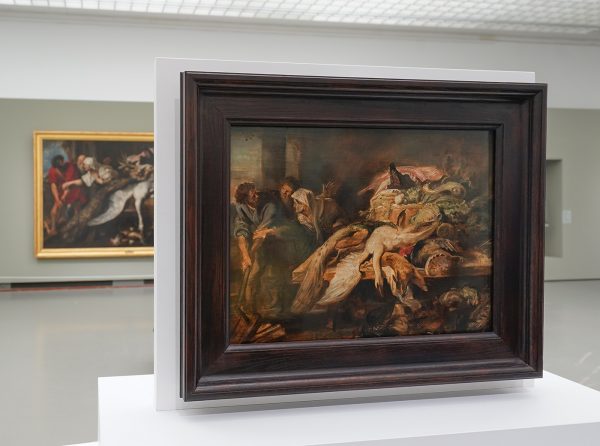 Peter Paul Rubens - De herkenning van Philopoemen - Olieverf op paneel, 1609-1610 (zicht naar het grote werk)