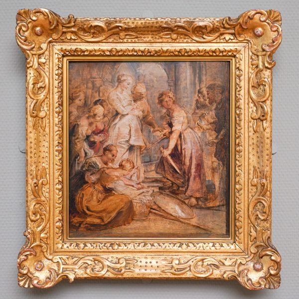 Peter Paul Rubens - De ontmaskering van Achilles te midden van de dochters van Lycomedes - Olieverf op paneel, 1615-1617