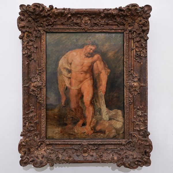 Peter Paul Rubens - Hercules met de gevelde Tweedracht - Olieverf op paneel, 1615-1620