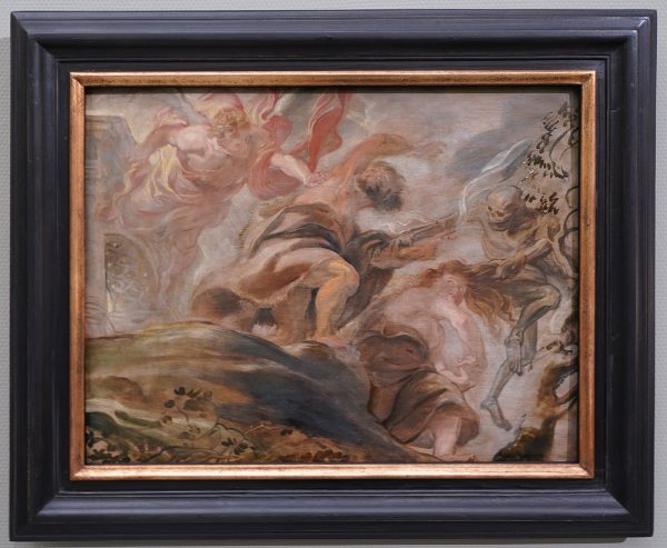 Peter Paul Rubens - De verdrijving van Adam en Eva uit het Paradijs - Olieverf op paneel, 1620