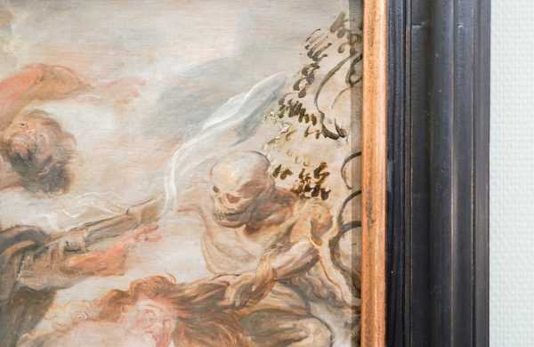 Peter Paul Rubens - De verdrijving van Adam en Eva uit het Paradijs - Olieverf op paneel, 1620 (detail)