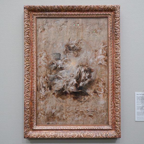 Peter Paul Rubens - De apotheose van Jacob I en zes andere ontwerpen voor het plafond van Banquieting House - Olieverf op paneel, 1632