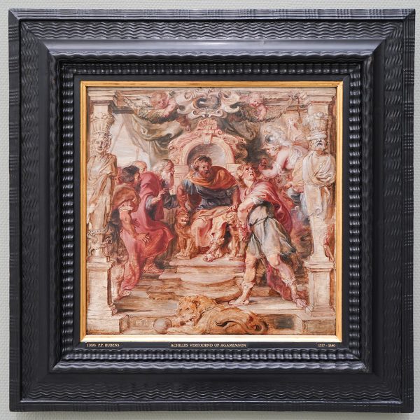 Peter Paul Rubens - Achilles vertoornd op Agamemnon - Olieverf op paneel, circa 1635