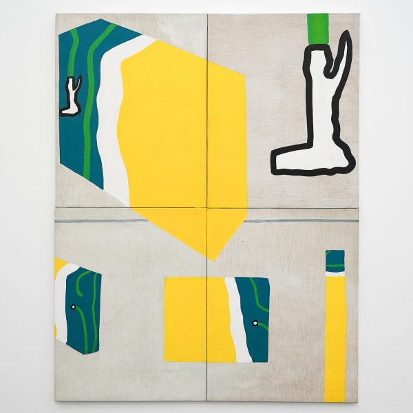 Raoul de Keyser - Oefeningen met eerste linnen doos - Acrylverf en dispersie op doek, 1967