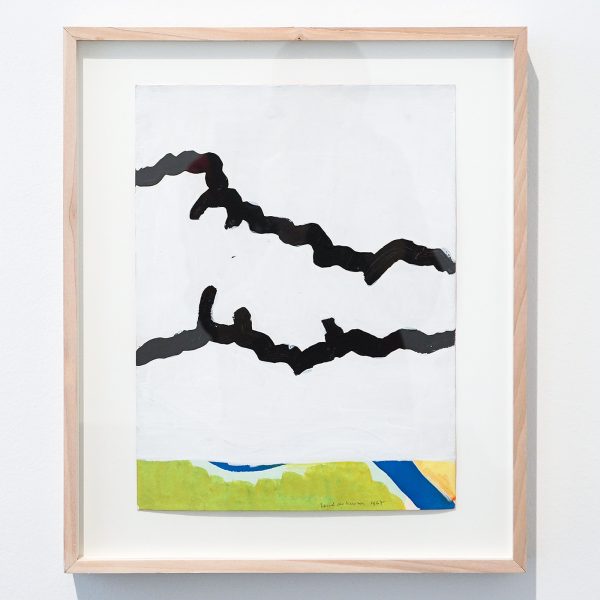 Raoul de Keyser - Camping - Potlood, inkt, aquarel en acrylverf op papier op karton, 1969