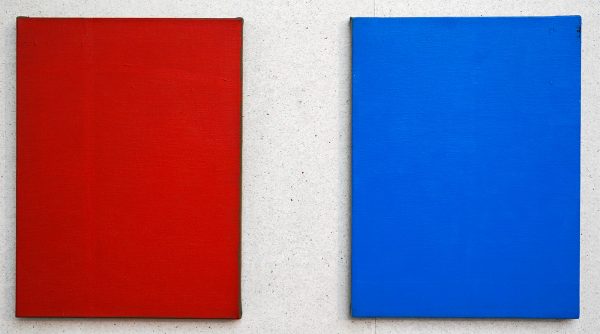 Raoul de Keyser - Untitled & Untitled - Olieverf op doek, 1973, 1982 & 1971, 1982
