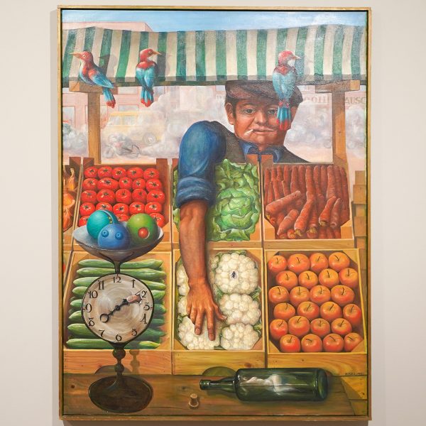 Dolf Bausch - De Marktman - Olieverf op canvas