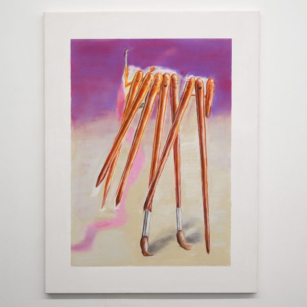 Micha Patiniott - Sunday, Monday, Happy Days - 105x80cm Olieverf op polyester canvas